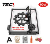 90W Laser Cutting Machine For Wood Engraver Metal Laser Engraving Machine For Glass cnc router wood cutter Printer air assist- 60X60 Inches
